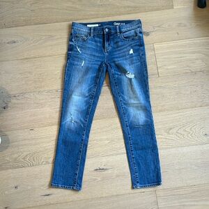 Gap mid rise skinny jeans